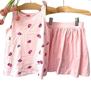 Joe Fresh Toddler Pink Watermelon Tank Top & Skort Set